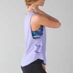 Lululemon Var-City Muscle Tank Heathered Lilac Lavender Light Purple Sz 8 Photo 1