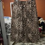 Leopard Print Women's Skirt Tan Size XL Photo 3