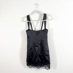 RUNAWAY THE LABEL NWT Claudelle Black Satin Mini Dress Small Photo 5