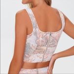 Forever 21 Renaissance Art Print Denim Cotton Cropped Tank Top Size Medium. Photo 6