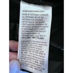 Calvin Klein Moto Women’s Skinny Pants Size 4 Black Mid Rise Faux Leather Goth Photo 7