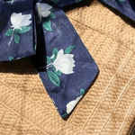 Draper James •• Stylish Straw Tote W/Scarf NWT Photo 0