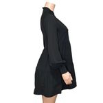 Amanda Uprichard Saffron Long Sleeve Mini Dress, Black, XS Photo 10