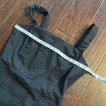 Banana Republic Solid Square Neck Dress Black 8 Photo 3