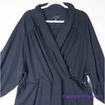 Eloquii New! Jumpsuit Black Faux Wrap Shawl Neck Belted Long Sleeve,14/16 Photo 3