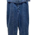 Good American belted corset denim jumpsuit size 2 medium Photo 4