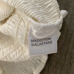 Brandy Melville  stretchy white top Photo 3