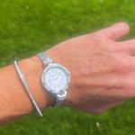 Anne Klein  watch and bracelet set Swarovski crystal mother of pearl NWT Photo 7