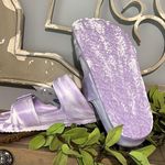Shade & Shore Slides Lavender Purple Tie Dye Beach Shoes Womens 8 Sandals Photo 6
