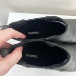 Sorel Joan of Arctic Chelsea Wedge Boot Waterproof Black Leather Size 9 Photo 8