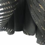 Anthropologie Mossimo A Line Metallic Gold Chevron Sleeveless Fit and Flare Mini Dress Photo 7