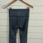 Lululemon  Wunder Under Cropped Heathered Black Legging size 4 Photo 6