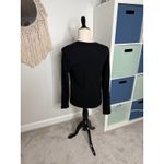 Pact  Black Organic Cotton Ribbed Long-sleeved Layering Thermal Shirt Tee L Photo 1