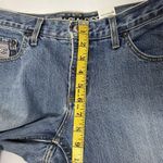 Cruel Girl  Low Rise Relaxed Fit Bootcut Jeans Blue Split Hem Denim Juniors 9 Photo 5