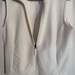Chadwick's  White Sherpa Zip-up Vest - Size Large Photo 3