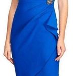 Alex Evenings Scuba Tank Dress Size 10 NWT Royal Blue Cocktail Formal 134005 Photo 0