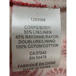 Calypso St. Barth NWT Viral Shell Coral Red White Maxi Sun Dress Rio Size M Photo 5