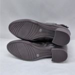 Easy Spirit  Womens Ankle Boots 7.5W Brown Leather Chunky Block Heel Casual Chic Photo 7