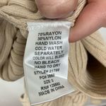 Hera Collection  Beige Sweater Bodysuit Size Small Photo 3