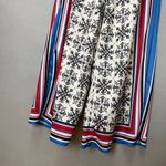 ZARA Wide Leg High Waist Palazzo Scarf Print Flowing Trousers Moroccan Tile Smll Photo 8