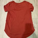 Abercrombie & Fitch  burnt orange soft drape v-neck shirt Photo 1