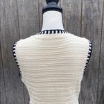 Cupshe New Cream Crochet Contrast Trim Bodycon Midi Dress Size Medium Photo 10