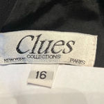 Clues collection vintage sleeveless little black dress, size 16 Photo 1