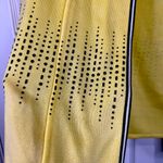 Ming Wang  knitwear cardigan - yellow/black/white with dotted pattern - Sz Small Photo 3