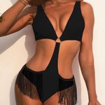 Boutique Fringe cut out monokini one piece Photo 0