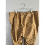 Talbots  Slim Cargo Pants Tan Khaki Cotton Pockets Women’s Size 22W Photo 3