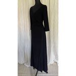 Elie Tahari Women Maxi Dress Size 6 Long Sleeve Wrap V-Neck Formal Evening Gown Photo 1