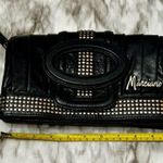 Marciano Black Leather Studded Flip Up Wristlet Clutch Hollywood Biker Mob Wife Photo 10