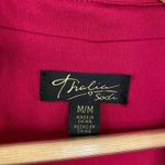 Thalia Sodi  Cerise Pink Studded Pocket Blazer Jacket Size M Career Office Barbie Photo 7