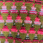 Sundance cotton Green and Pink knitted tank top size medium Photo 5