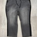 Torrid Grey Crop Boyfriend Straight Tuxedo Stripe Pants - New - Size 4 (26) Photo 2