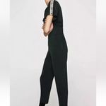 ZARA WOMAN BLACK LONG JUMPSUIT WITH BEADED SHOULDER STRIPE 8209/733/529 Small Photo 4