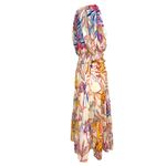 Flying Tomato BOHO  Floral  Dress Fall  Ruffles womens size small Puff Sleeve Photo 4