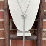 Silver Star Bolo Lariat Necklace Photo 0