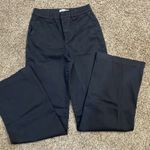 Level 99 Anthropology Wide Leg Utility Pants Womens 28‎ Black Photo 0