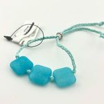 Free People  NWT Turquoise inspired beaded Bracelet Photo 1