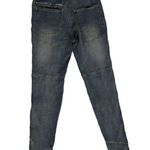 Maniere De Voir Jeans Sz 4 NWT Denim Cut Out Skinny Avant Garde Punk Grunge Y2K Blue Photo 3