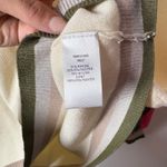 Fate Sweater Women 3XL Cream Plus Size Patterned Sleeves Crew Neck Ribbed Office Photo 6