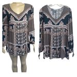 Maurice's Maurice’s Tunic Top Or Mini Dress Size Small Oversized Boho Photo 1