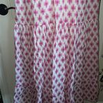 Hatley Aria Ruffle Cotton Blend Pink Midi Dress Size Medium Photo 5