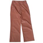 NEW House of Harlow 1960 Brown Vegan Leather Wide Leg High Rise Trouser Pants 10 Photo 6