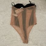 ZARA  black and nude bodysuit size M NWT #2 Photo 6