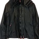Superdry Jacket Womens S Black Arctic Windcheater Fleece Lining Zippers Gorpcore Photo 9
