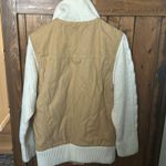BDG Khaki Tan Remade Canvas Bomber Jacket, Size S Photo 5