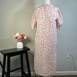 VTG Willow Creek Floral Cotton Gown Lounger Dress Cottagecore Medium M Made USA White Photo 3