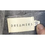 Dreamers  Cardigan Sweater Womens Small Medium Gray Open Front Lightweight Knit Photo 2